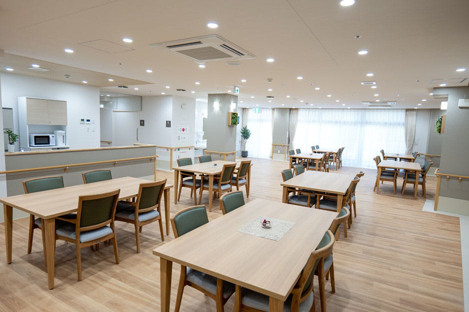 リアンレーヴ緑園都市 食堂兼機能訓練室