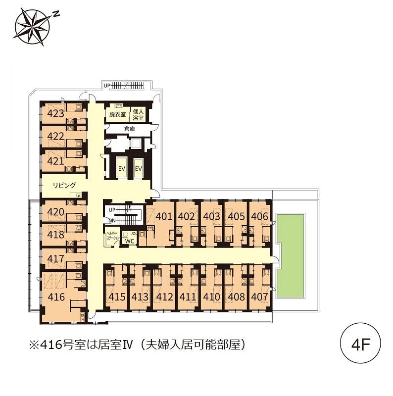 ニチイホーム南大井 間取図