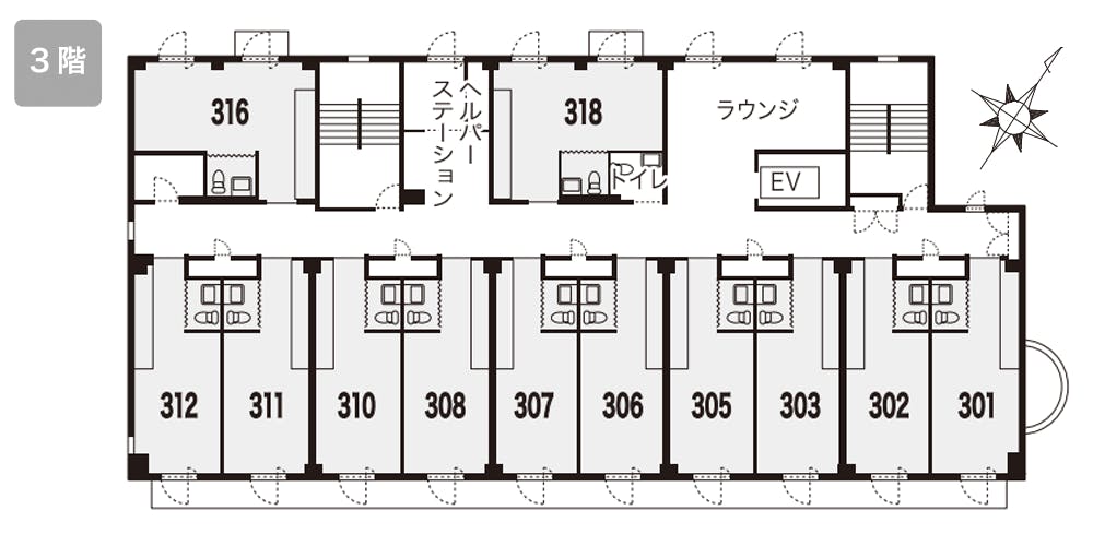 イリーゼかさい 間取図