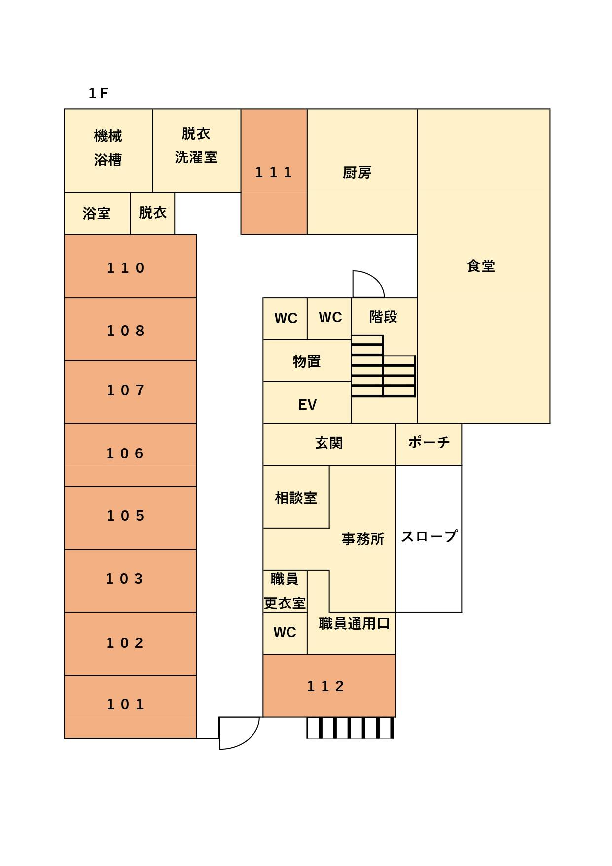 住宅型有料老人ホーム トラストリー瀬戸 間取図