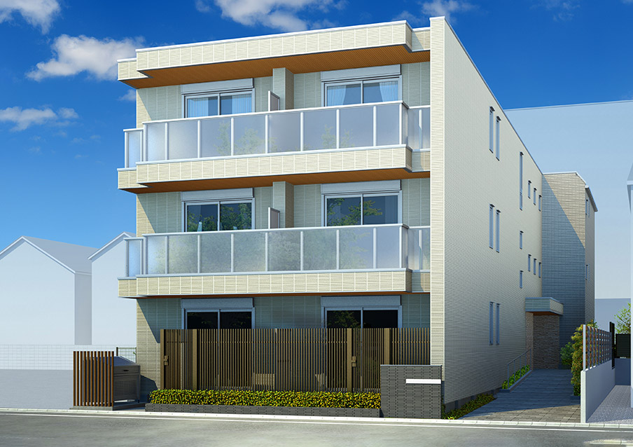 ヘーベルVillage三鷹「武蔵野城山通り」 外観