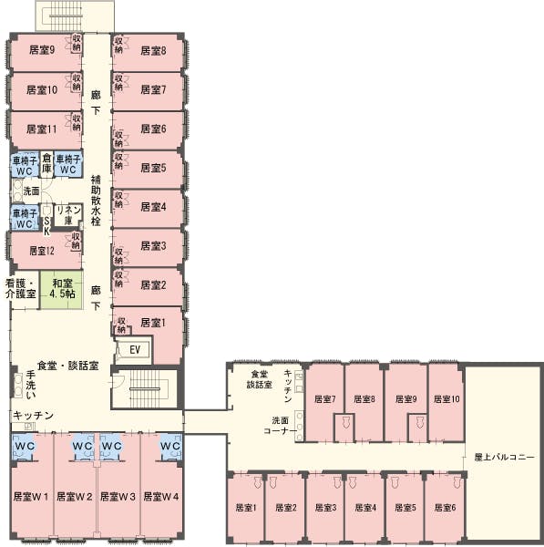 クレア藍住 間取図