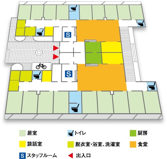 グループホーム十符の里 間取図