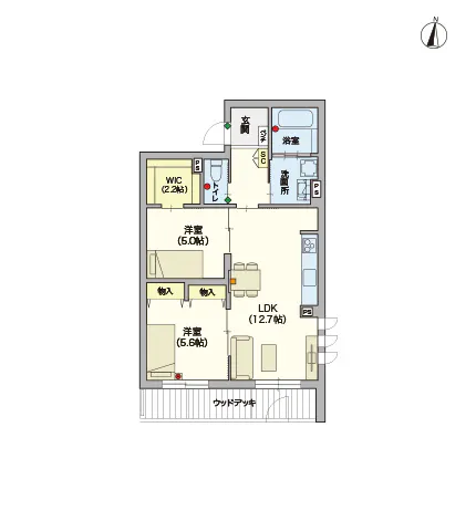 ヘーベルVillage井荻II 間取図