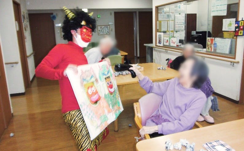グループホームたのしい家大倉山 節分