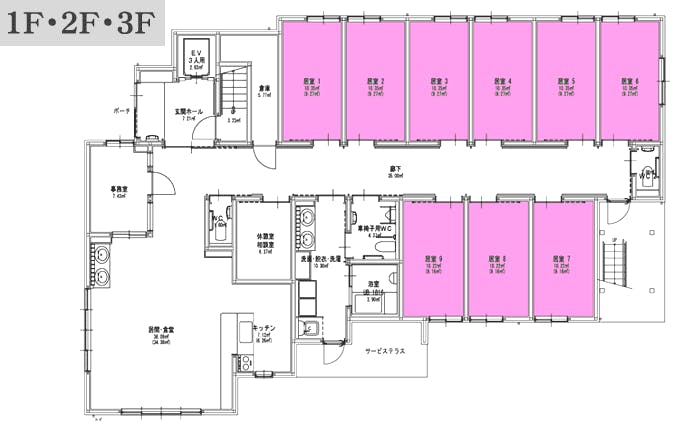 グループホームひかり大田中央 間取図