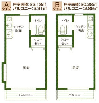 泉プラチナホーム篠ケ瀬 間取図