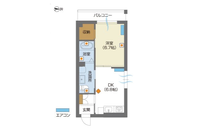 グランドマスト三鷹上連雀 間取図