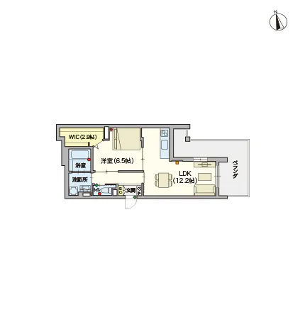 ヘーベルVillage浦和本太 間取図