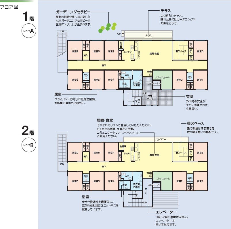 ニチイケアセンター千葉浜野 間取図