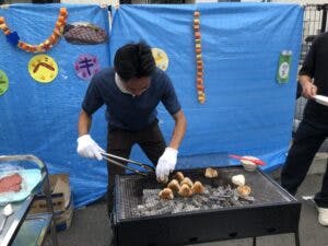 愛の家グループホーム大阪松 バーベキュー