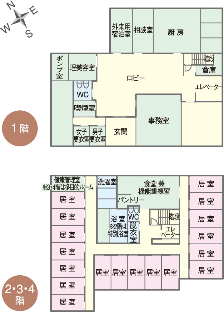 エスケアリビング八潮 間取図