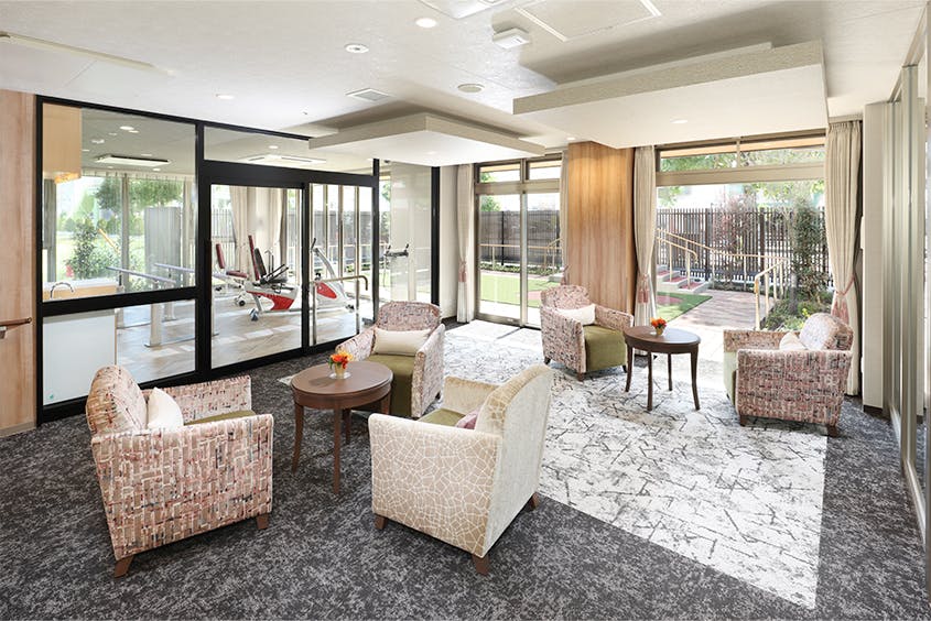 リハビリホームボンセジュール熊谷本町 1F エントランスラウンジ