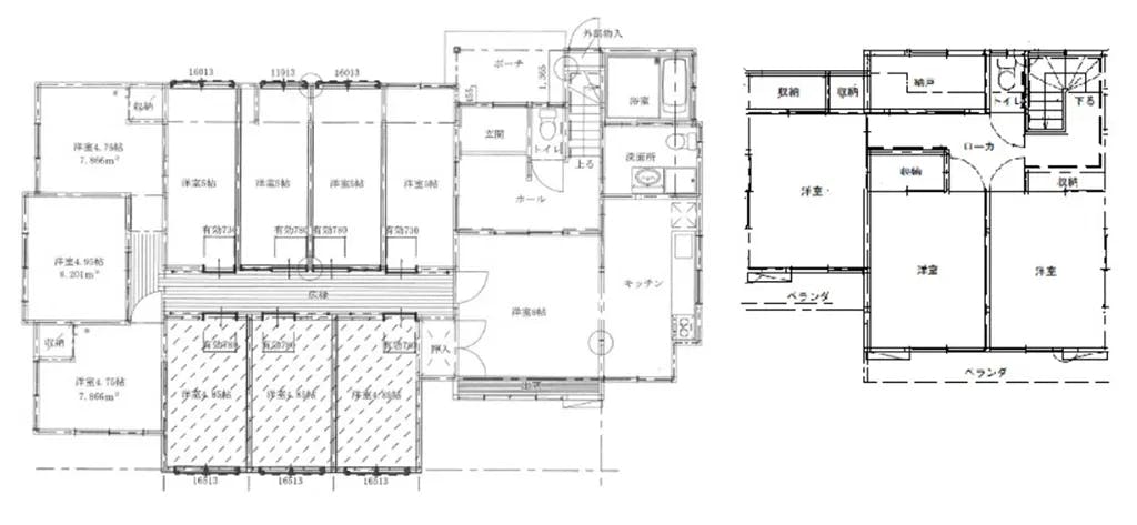 かぜのおと八ヶ崎 間取図