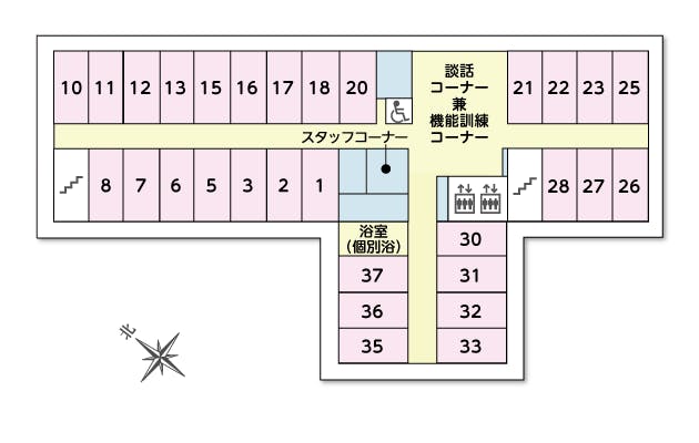 ツクイ・サンシャイン上越 間取図