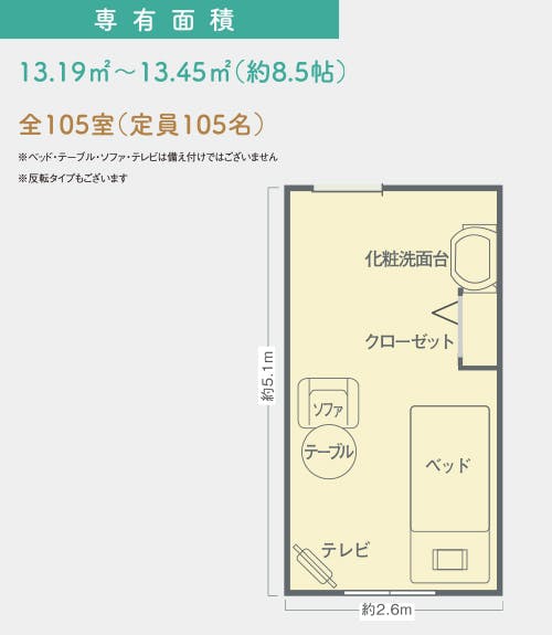 ライフドリーム新道東 間取図