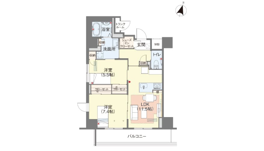 グランドマスト大塚駅前 間取図