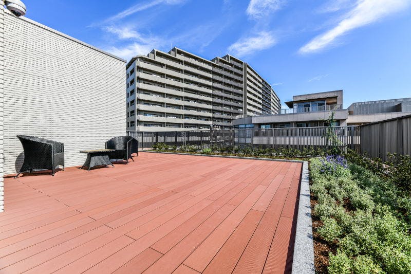 オリヴィエ前野町 屋上庭園