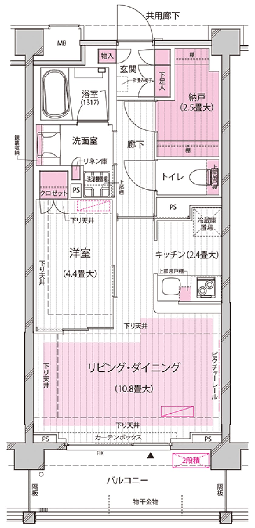 グランクレール世田谷中町シニアレジデンス 間取図