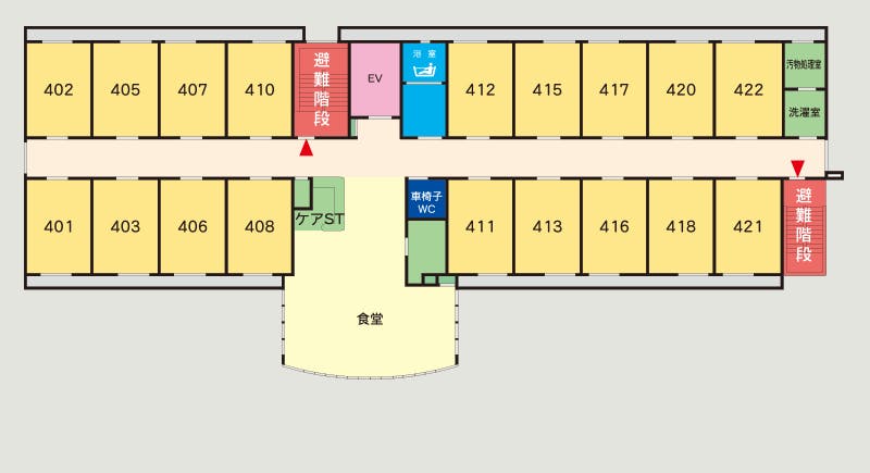 有料老人ホーム桜寿のさと松島 間取図