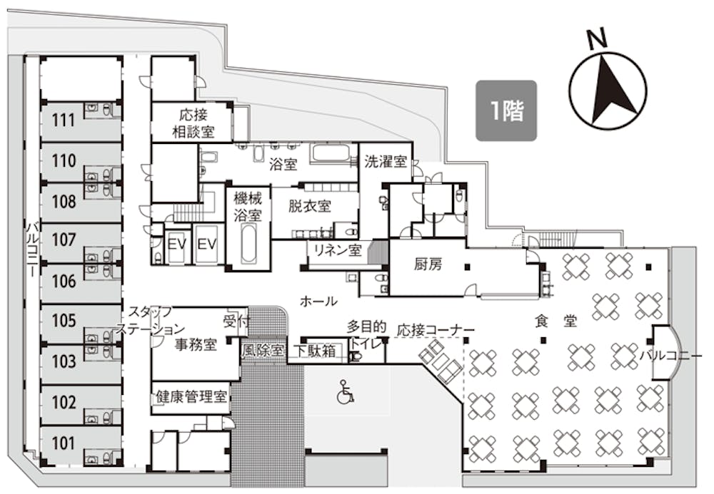 イリーゼ横浜仲町台 間取図