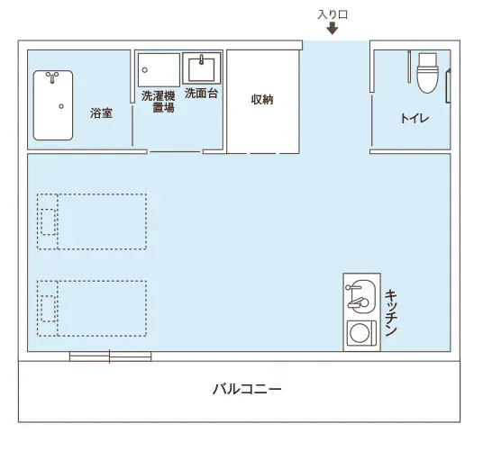 ココファン山鼻 間取図