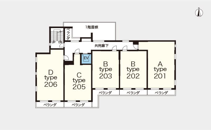 ヘーベルVillage蒔田 間取図