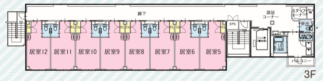 そうごうケアホーム小栗栖 間取図