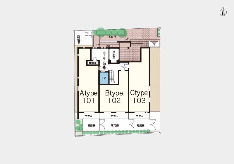 ヘーベルVillage椎名町 間取図