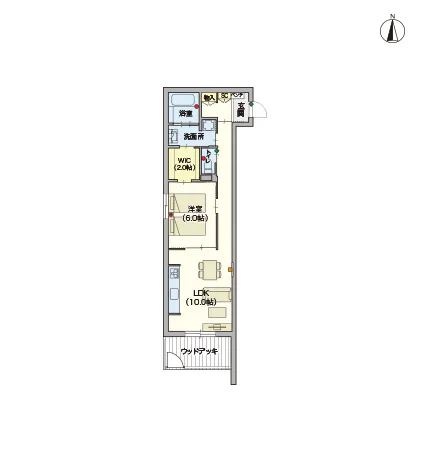 ヘーベルVillage蕨 間取図
