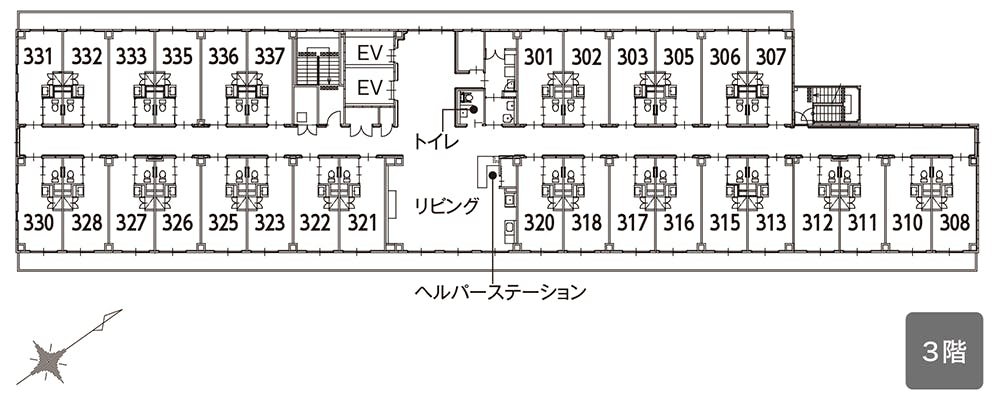 イリーゼ草津 間取図