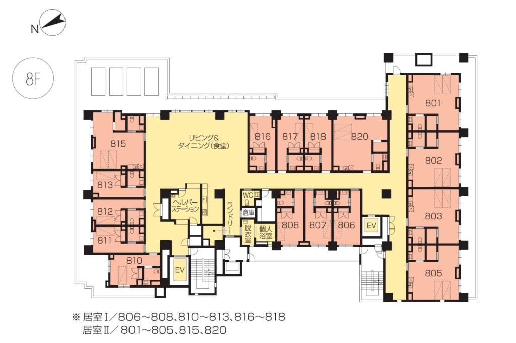 ニチイホームセンター北 間取図