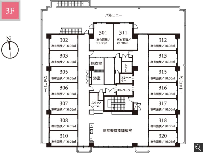 杜の癒しハウス文京関口 間取図