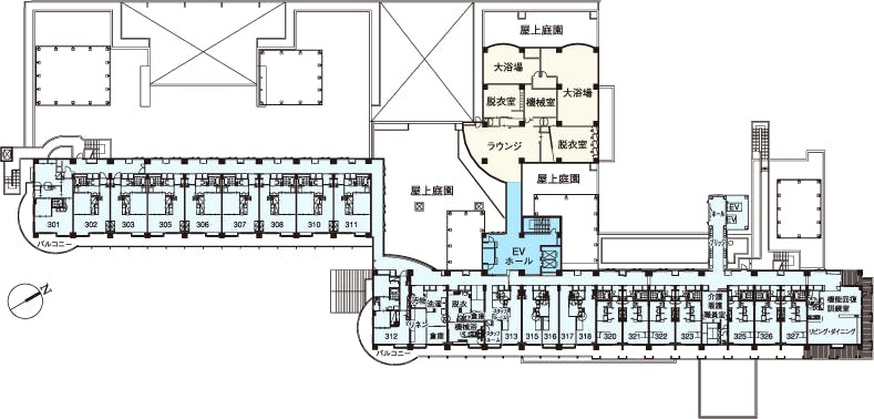 聖蹟プライムケアコート東大宮 間取図
