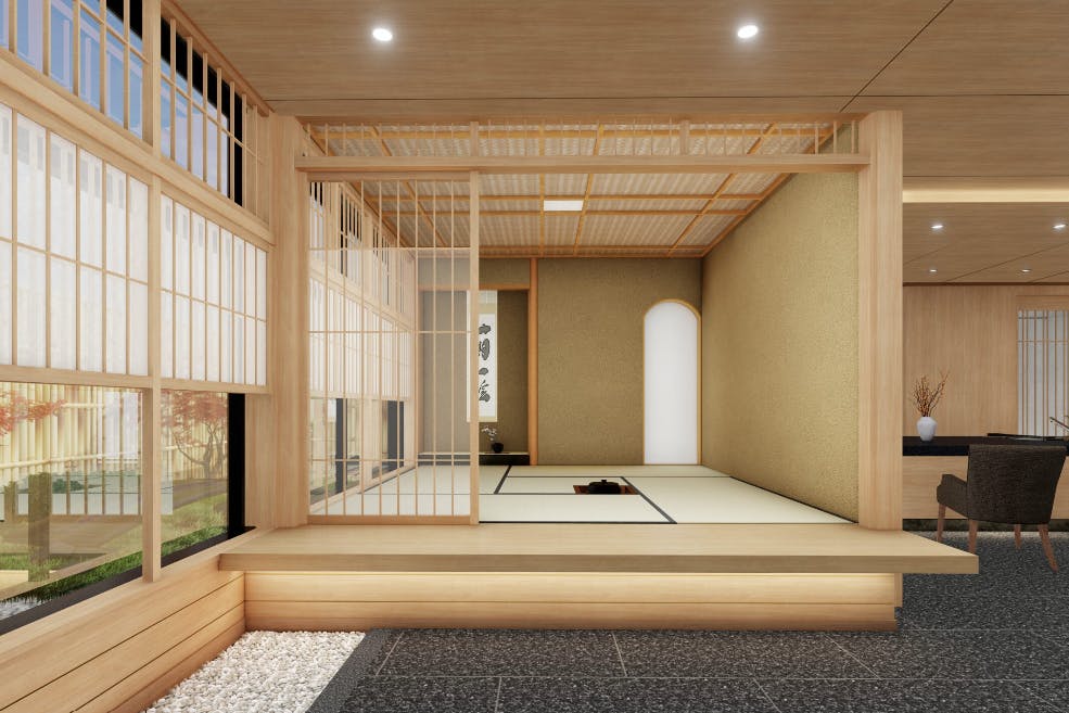 チャームプレミア京都岡崎 茶室 完成予想図