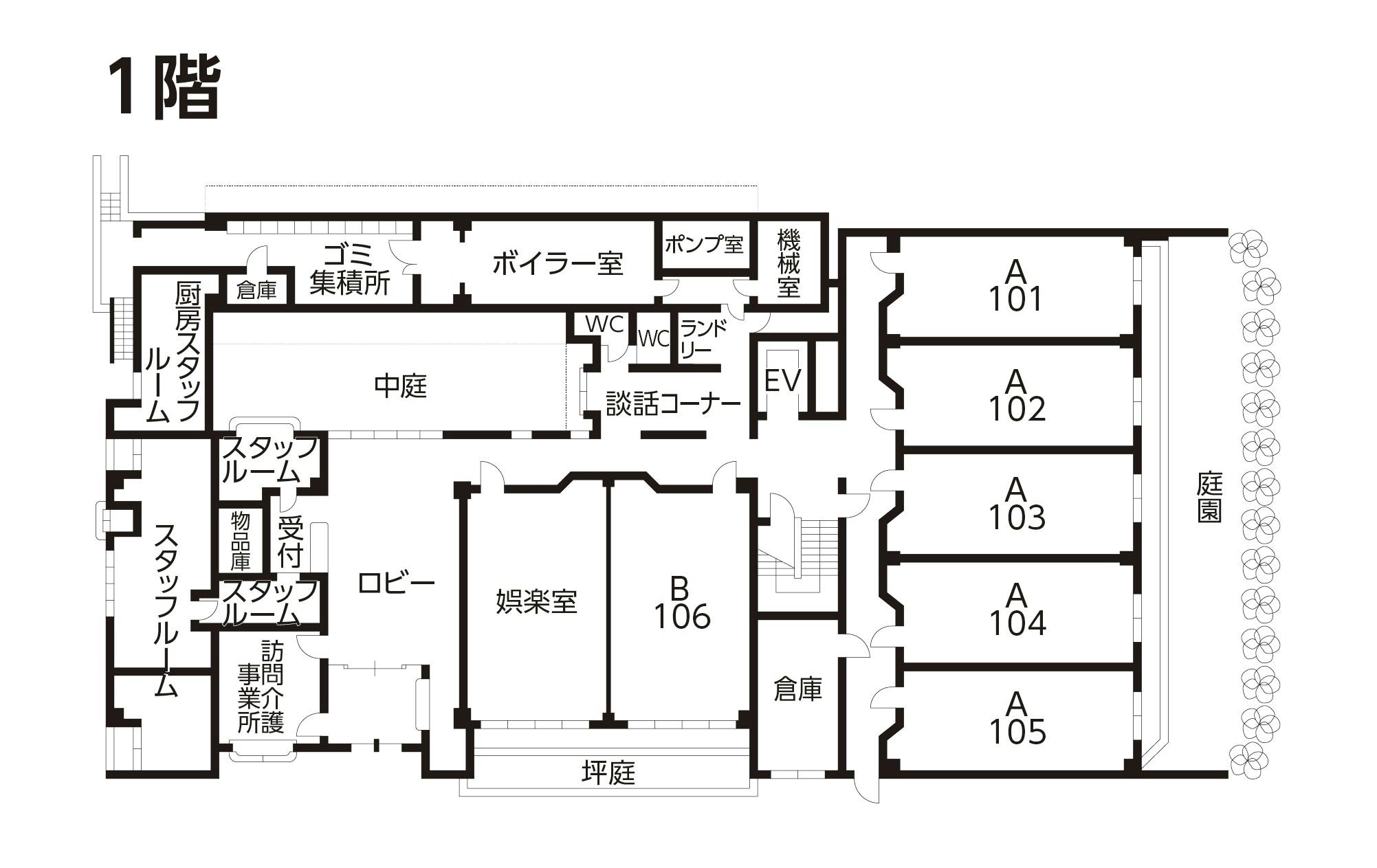 ドーミー城北公園 間取図