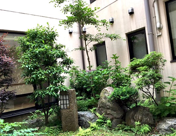 ライフコミューン北鎌倉 中庭