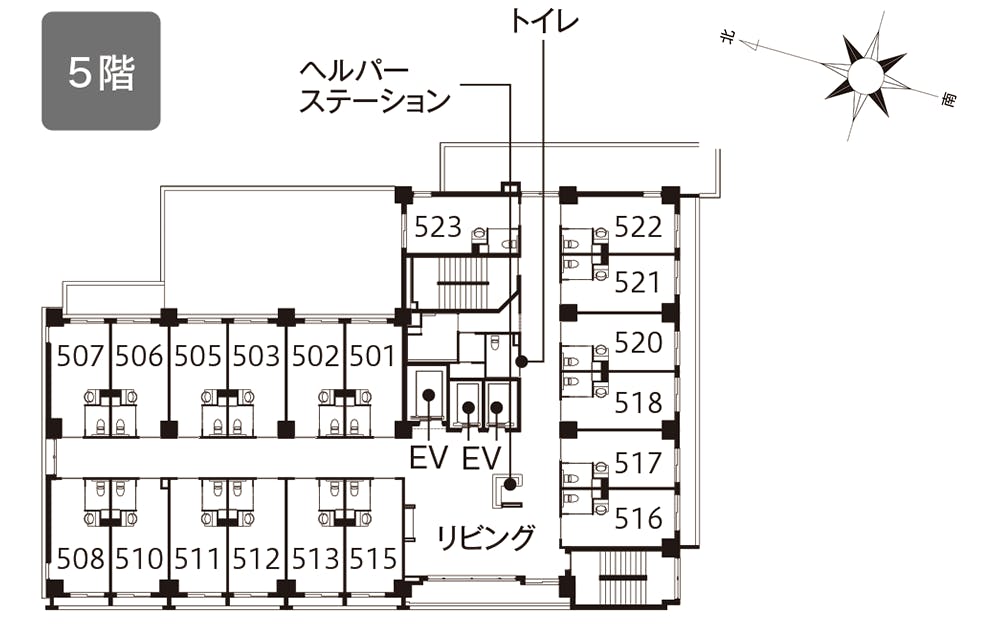 イリーゼ札幌南三条 間取図