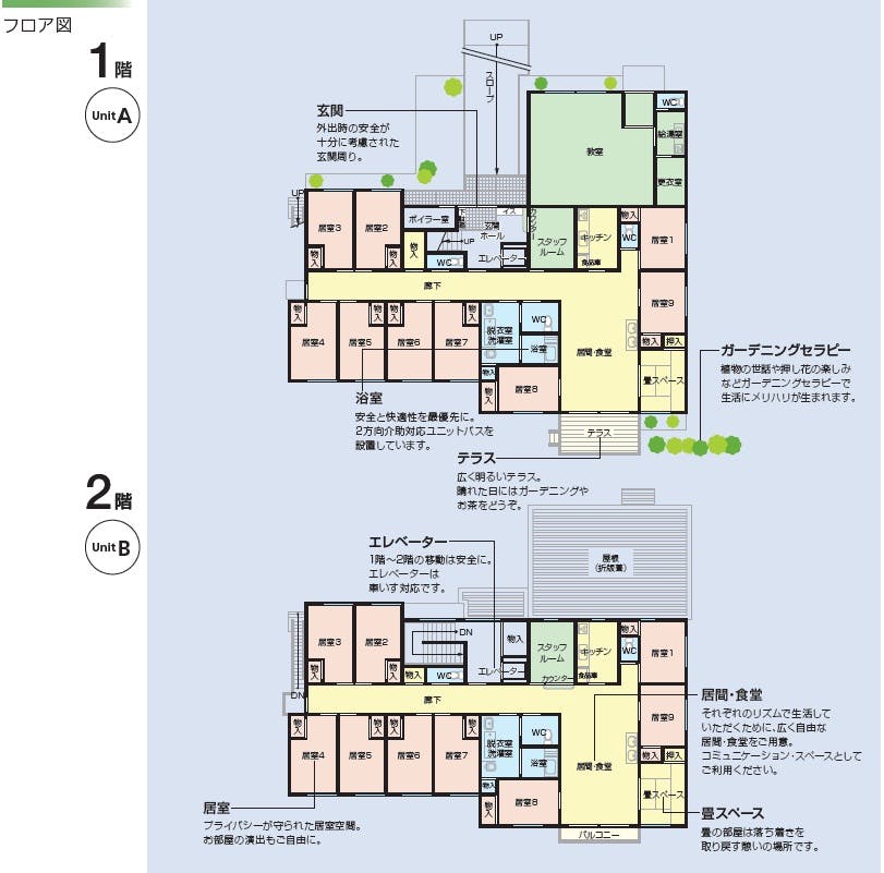ニチイケアセンター釧路中園 間取図