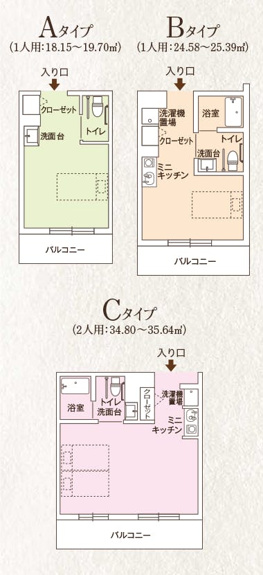 ココファン原木中山 間取図