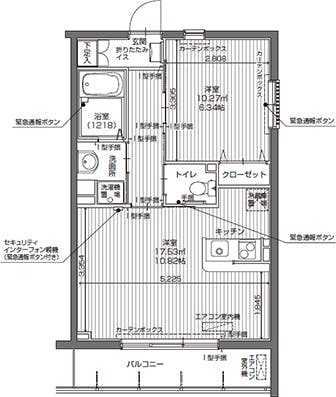 アイリスガーデンさいたま新都心 間取図
