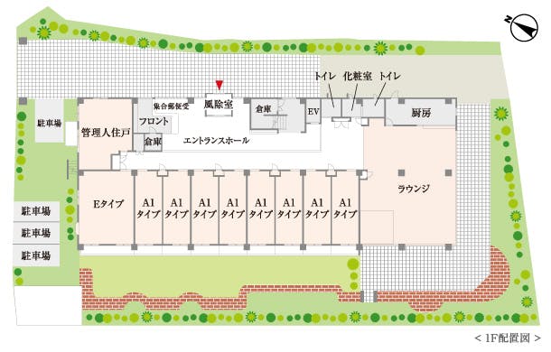 グランド・マスターズ武蔵府中 間取図