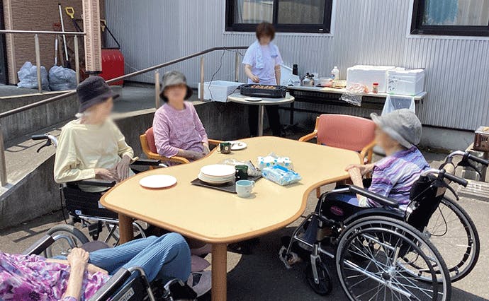 ヒューマンライフケア大倉湯グループホーム BBQ