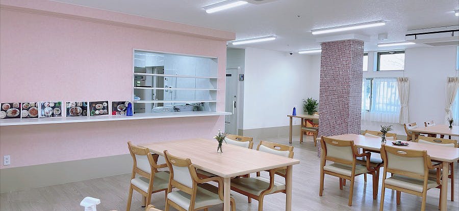 住宅型有料老人ホーム シェリーな。 食堂