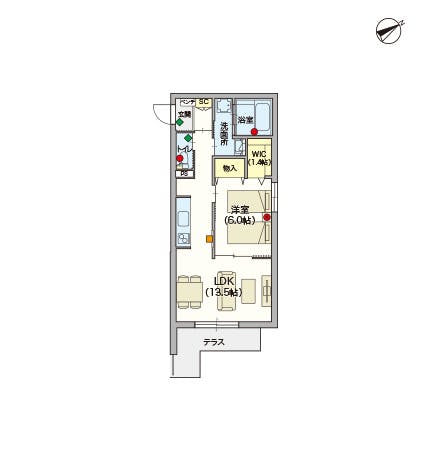 ヘーベルVillage横濱鶴ヶ峰 間取図