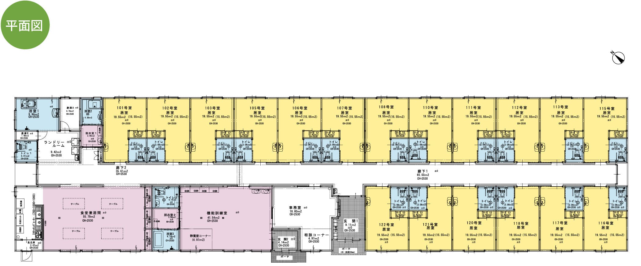 韮崎の憩 間取図