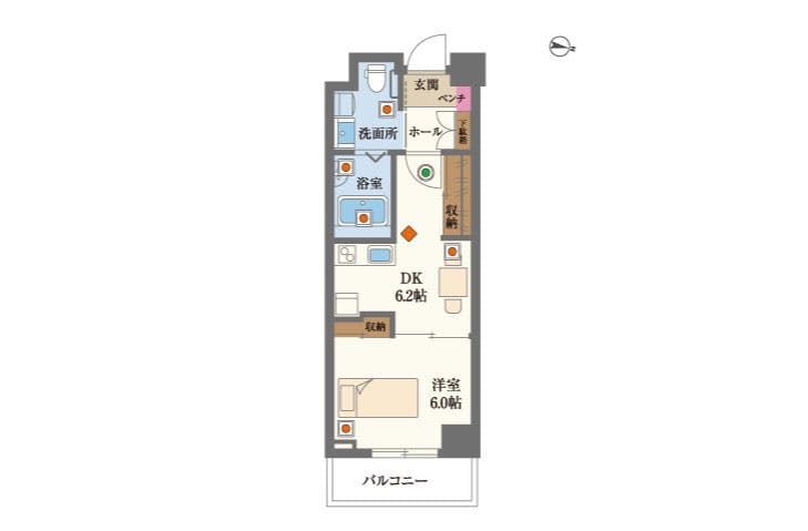 グランドマスト町田 間取図