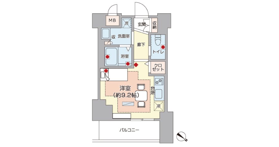 グランドマスト板橋本蓮沼 間取図
