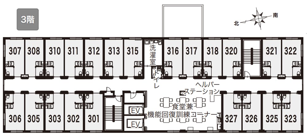 イリーゼ篠路 間取図
