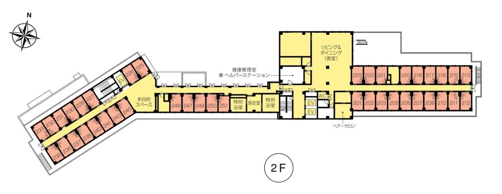 ニチイホーム 矢口 間取図